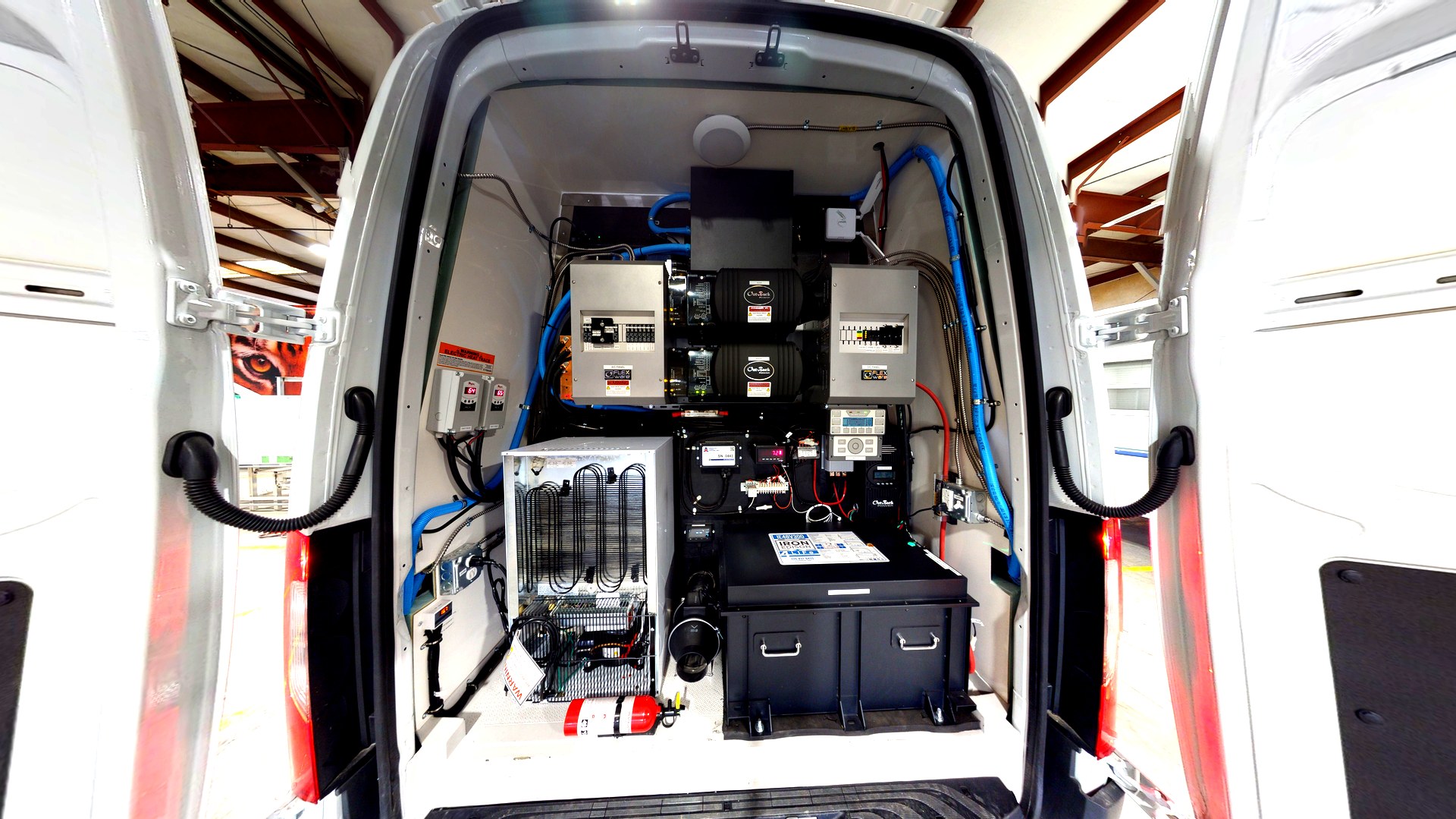 Odulair mobile health van exam room